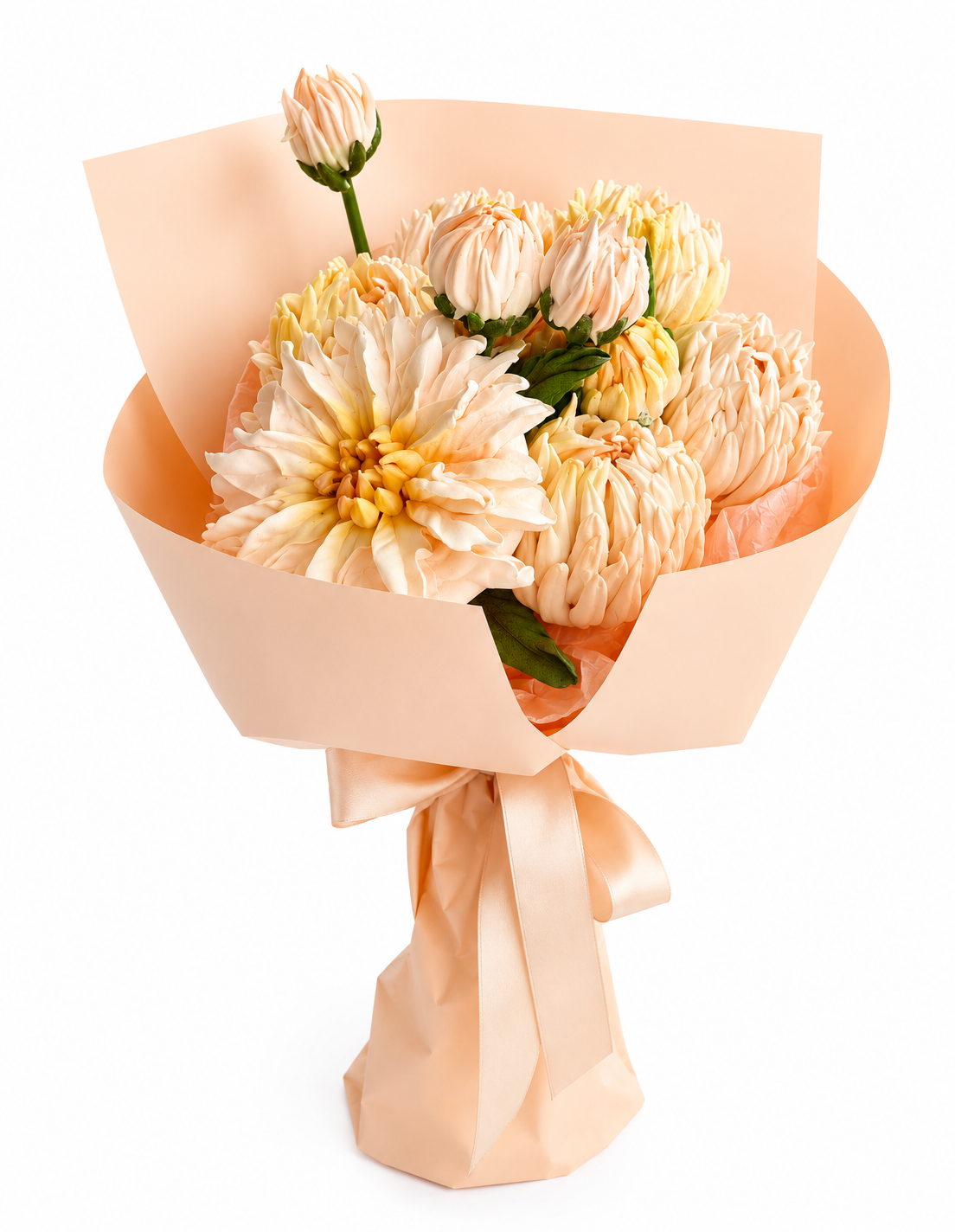 Buchet „Peach Blossom” din bezea