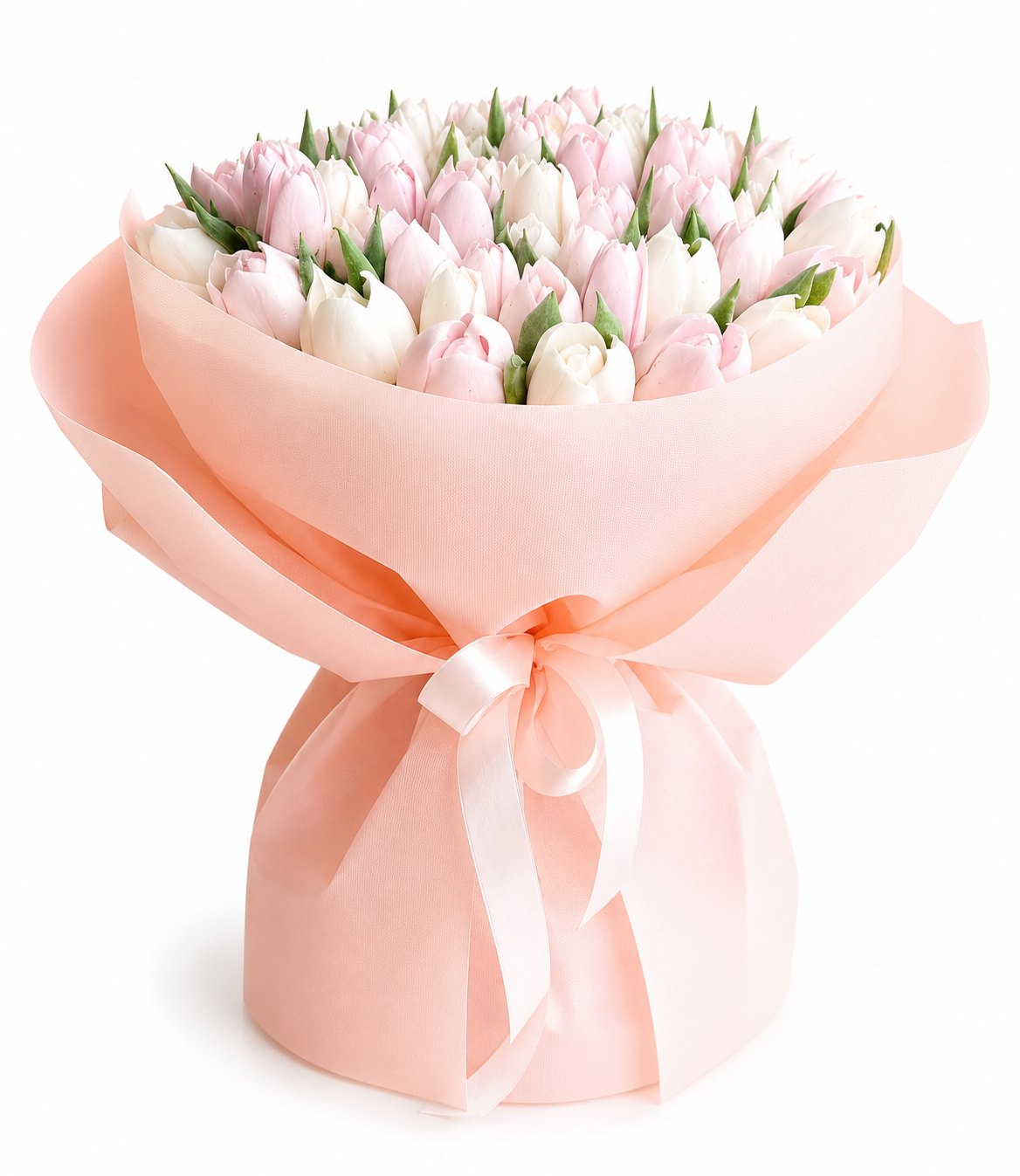 Buchet pastel cu lalele comestibile din bezea