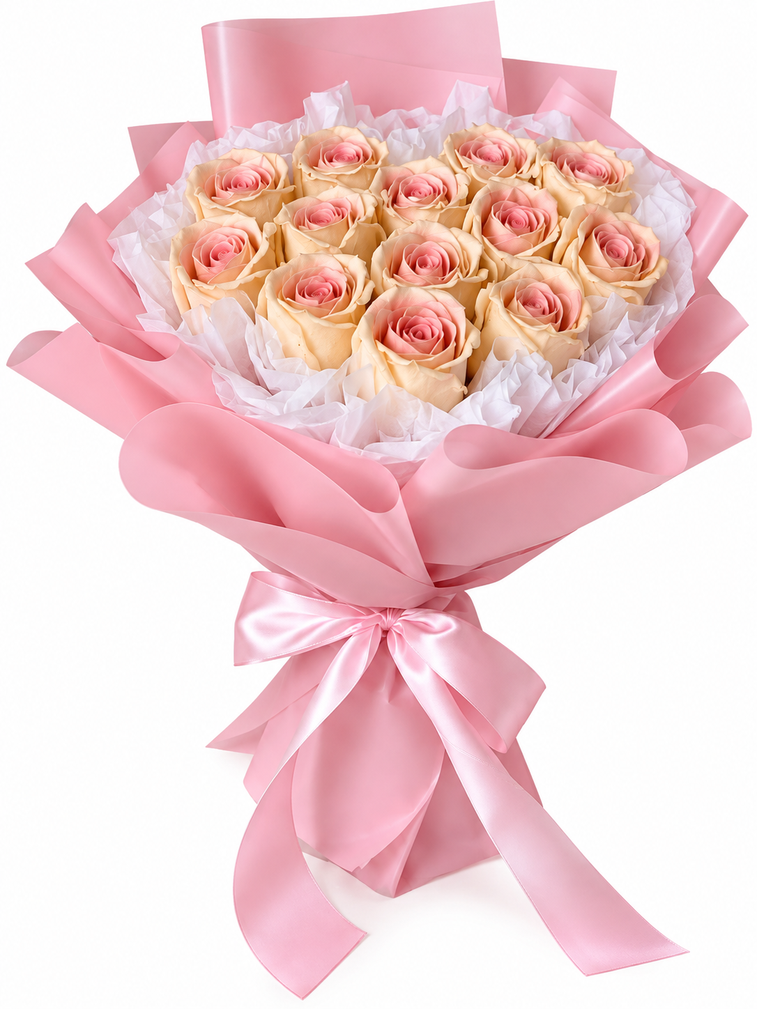 Buchet comestibil cu trandafiri din marshmallow – mix de arome