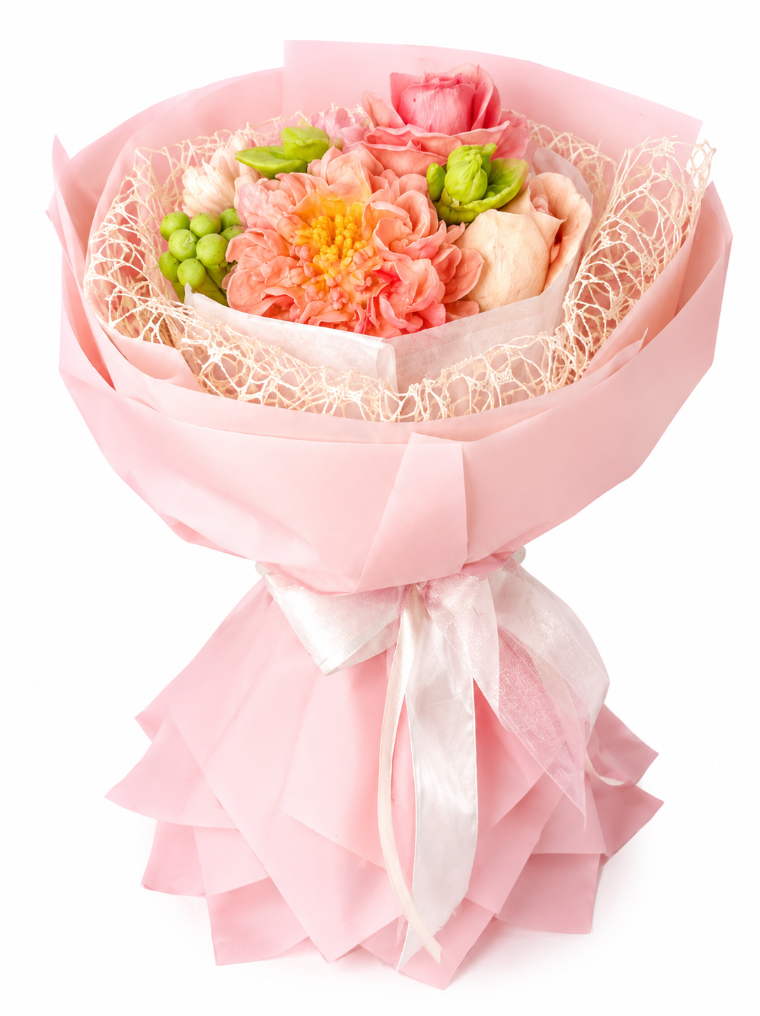 Buchet Blush Elegance din bezea