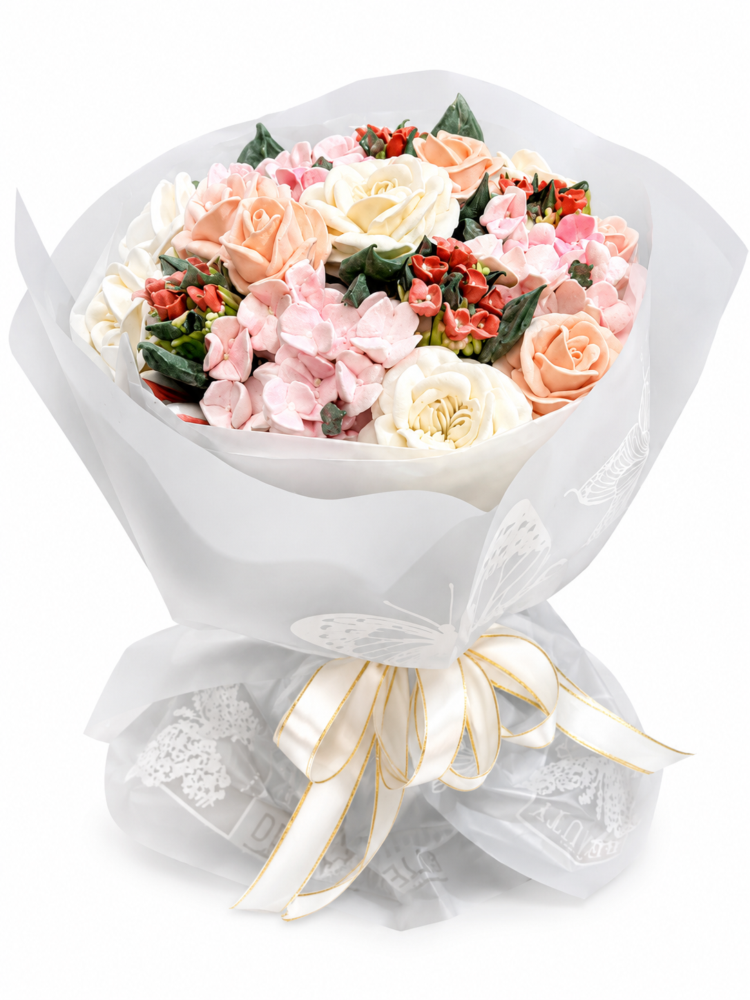Buchet Elegant din flori de bezea  🌸