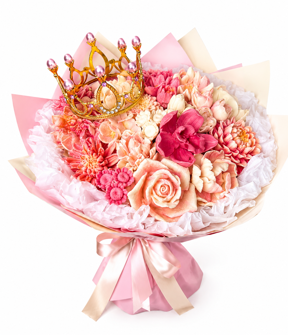 Buchet Princess Crown din Bezea