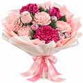 Buchet „Pink Blush” din bezea