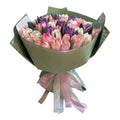 Buchet „Pastel Tulips” din bezea