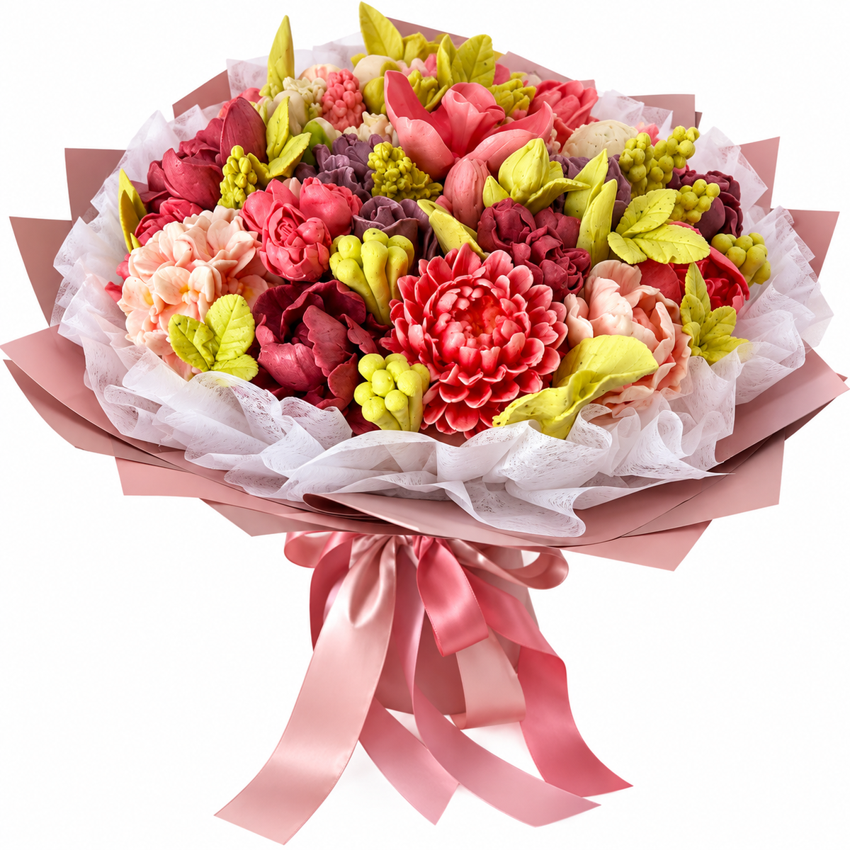 Buchet „Berry Bloom” din bezea