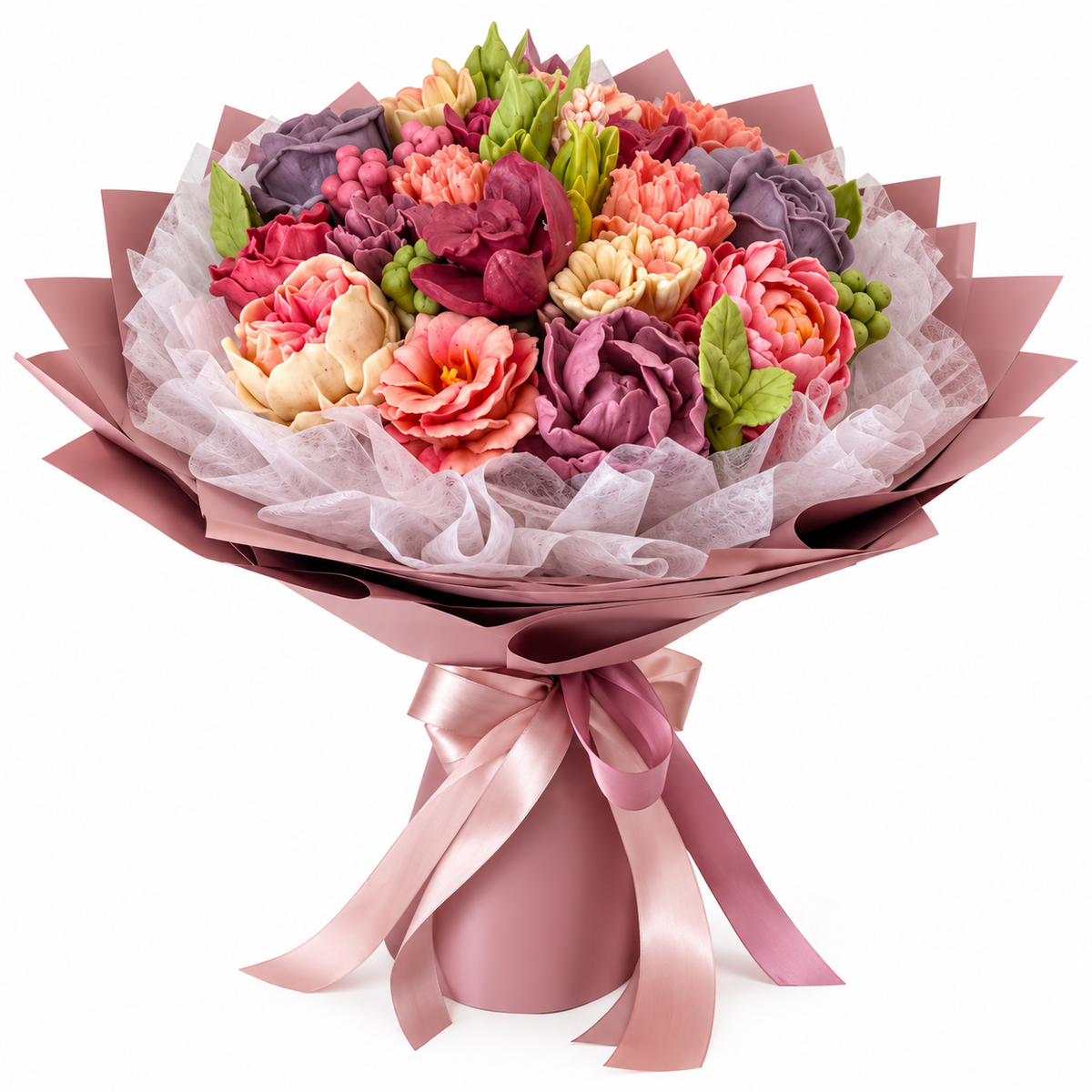 Buchet „Royal Garden” din bezea