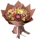 Buchet comestibil din marshmallow – tonuri calde de cappuccino & vanilie