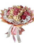 Buchet  din trandafiri și flori mixte comestibile – gust mixt